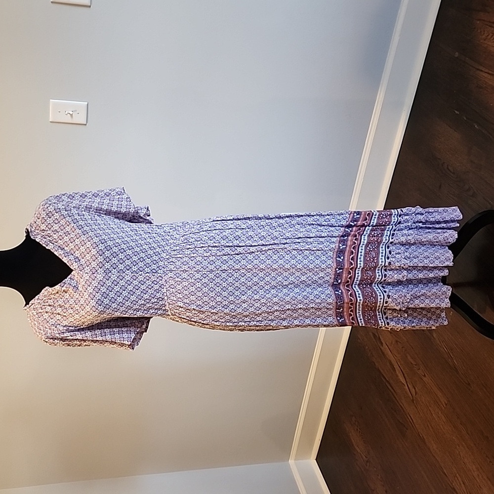 Knox Rose Purple and Pink Maxi Dress